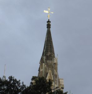 Weathervane regilded